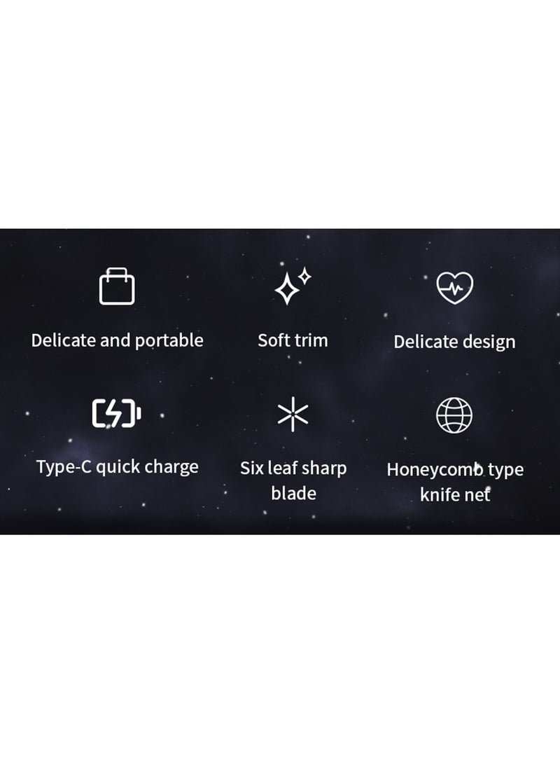 Captaintech Shaver Portable Electric Shaver, 2023 New Pocket Portable Electric Shave, Magic USB Mini Shaver Electric Razor For Men, Rechargeable Travel Razors For Men Electric Shaver For Shaving Face - Image 5