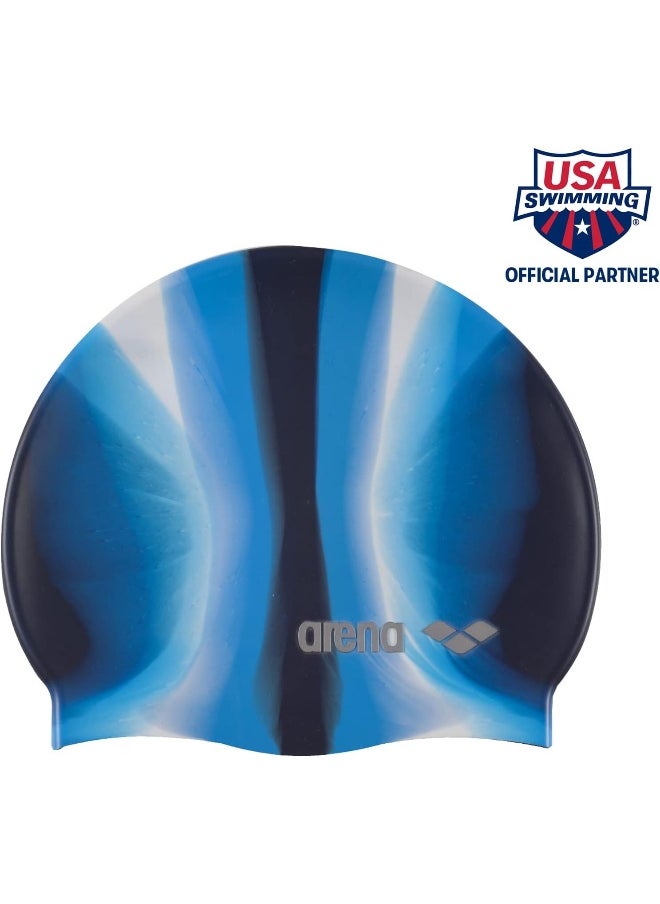 Pop Art Pop Navy Swimming Cap Navy Blue
