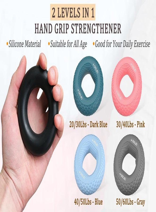 CETAPLAST Grip Strength Trainer, Finger Exerciser, Forearm Strengthener Hand Grip Strengthener Targeted Strength, Relief & Recovery (40-50LB) - Image 5