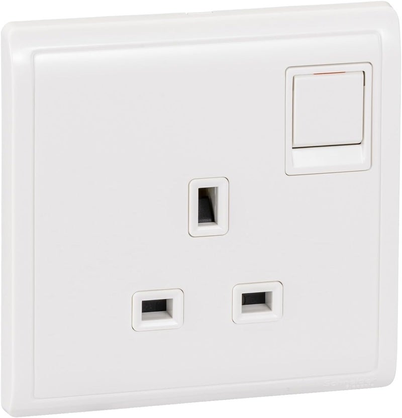 Schneider Electric 1 Gang Power Socket-Outlet 13A 250V - Image 1