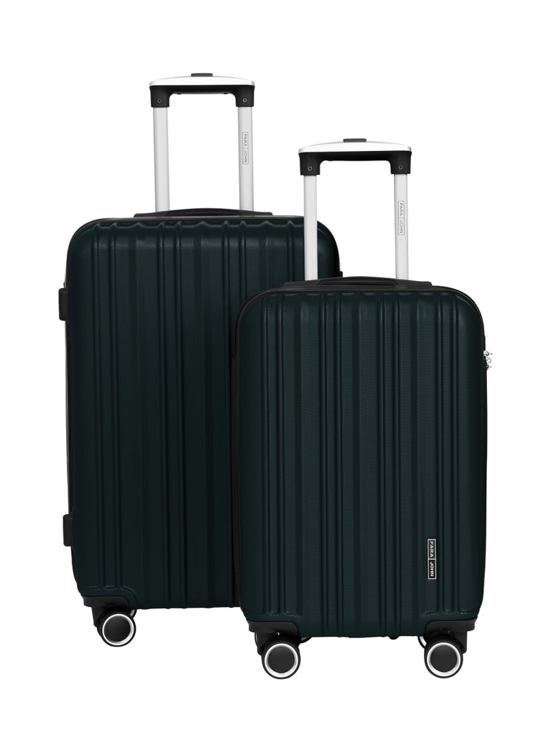 بارا جون باراجون طقم حقائب سفر صلبة من ABS مقاس 20+24 بوصة – شنط ترولي خفيفة الوزن بعجلات دوارة 4 اتجاهات - Image 1