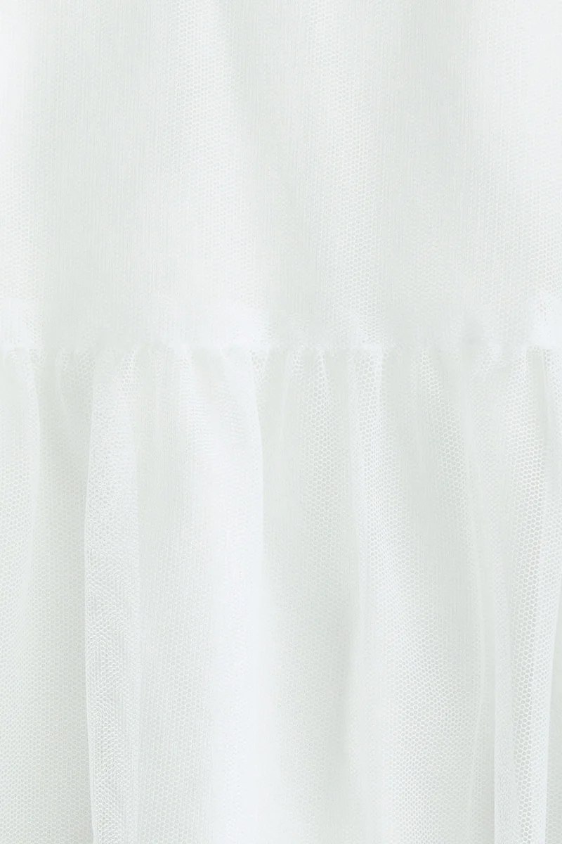 H&M Puff-sleeved layered top