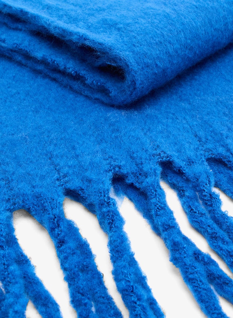 Ginger Soft Fluffy Tassel Scarf - Image 3