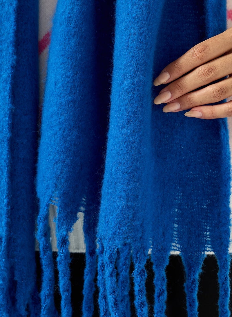Ginger Soft Fluffy Tassel Scarf - Image 4