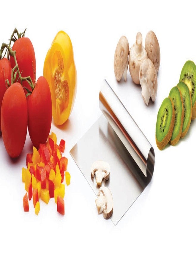 KitchenCraft Stainless Steel Vegetable Chopper/Food Scoop, 15 x 11.5 cm (6" x 4.5"), Silver - Image 5
