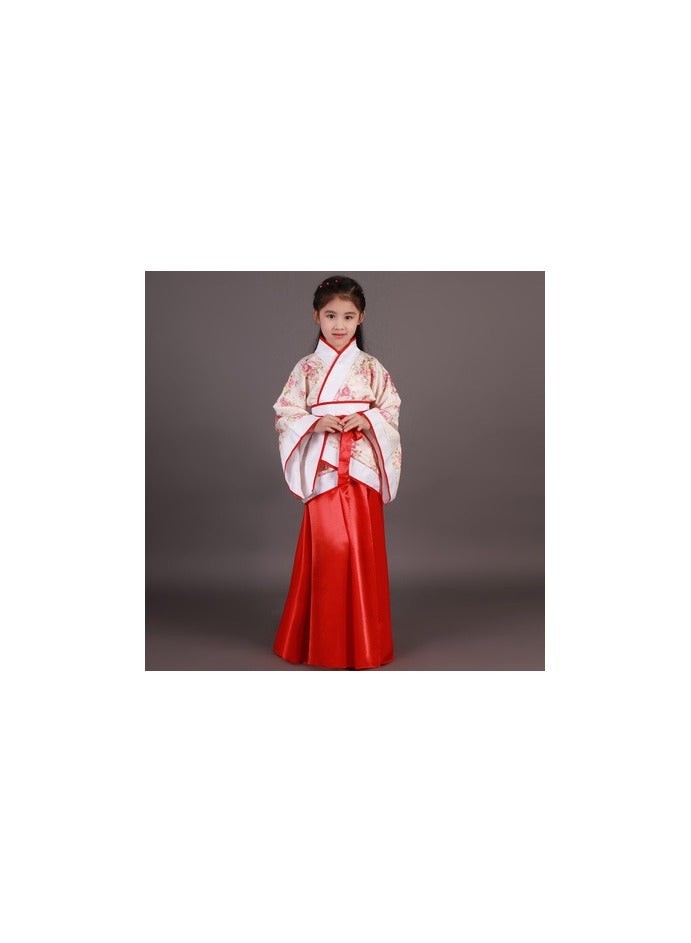general Traditional Girl's Ancient Hanfu Costume - Elegant Princess Performance Dress for Stage, Cosplay & Cultural Events - Image 1