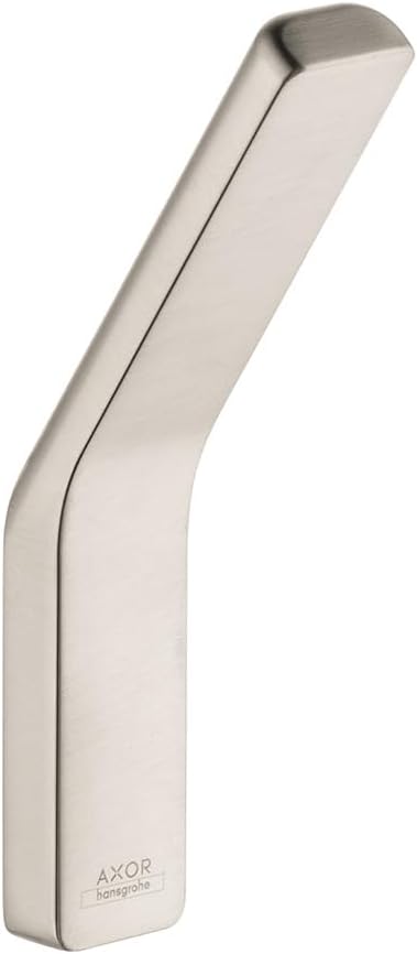 AXOR AXOR Hook Premium 1inch Modern Towel Holder in Brushed Nickel 42801820 