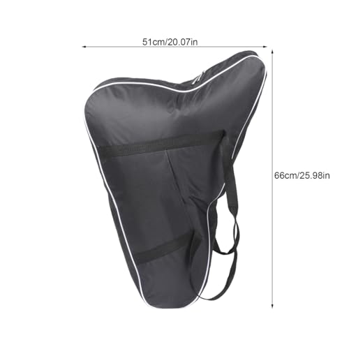 Vaguelly Oxford Padded Lyre Harp Bag - Universal Harp Case with Zipper, Suitable for 15-19 Strings - Image 4