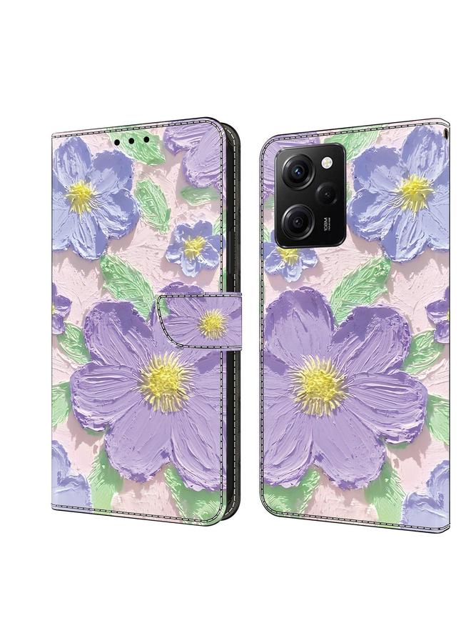 S-TOP Case For Redmi Note 12 Pro 5G Global Fresh Painted Leather Phone Case - Image 1