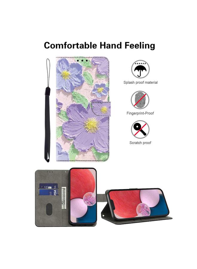 S-TOP Case For Redmi Note 12 Pro 5G Global Fresh Painted Leather Phone Case - Image 4