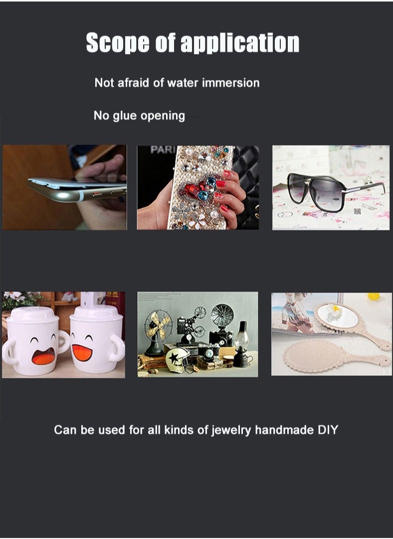 Merrystick Multifunctional Glue Suitable for Bonding Jewelry, Hairpins, Leather, Acrylic, Mobile Phone Cases, Makeup Nails, Diamond Jewelry, Etc. Model B-7000 Capacity 110 ML  - Image 3