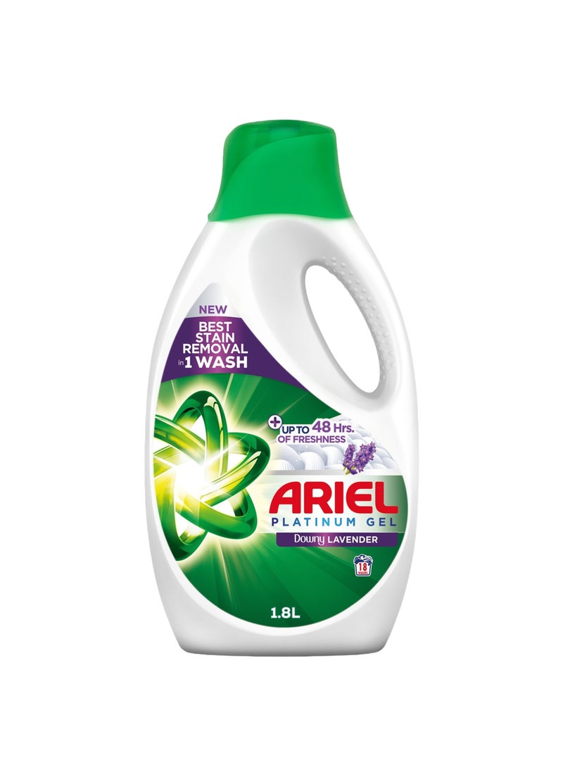Ariel Lavender Freshness Laundry Liquid Detergent 1.8L - Image 1