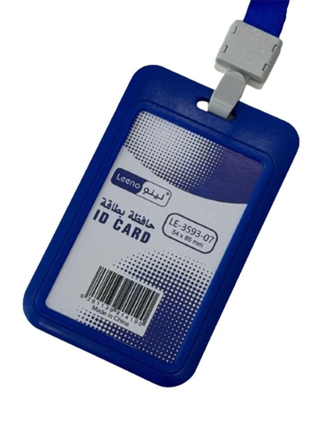 LEENO Id holder wl lanyard blue