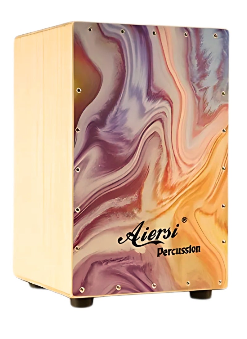 AIERSI Cajon Music Box For Professional Playing Parties And All Types of Events Made By Russia Birch Wood With Carry Bag  - Image 1