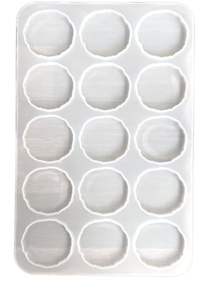 IRIKA 15-in-1 Agate Silicone Mold for Resin Art – Create Unique Car Dashboard Accessories, Pop Sockets, Keychains & More – Soft, Reusable, Made in India - Image 1