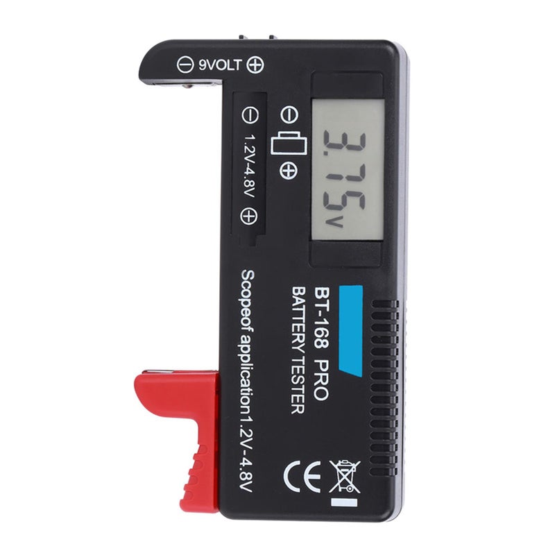 BT 168PRO Digital Battery Tester 1.2V to 9V LCD Display Portable for AA AAA Button Cell Accurate Capacity Checker - Image 3