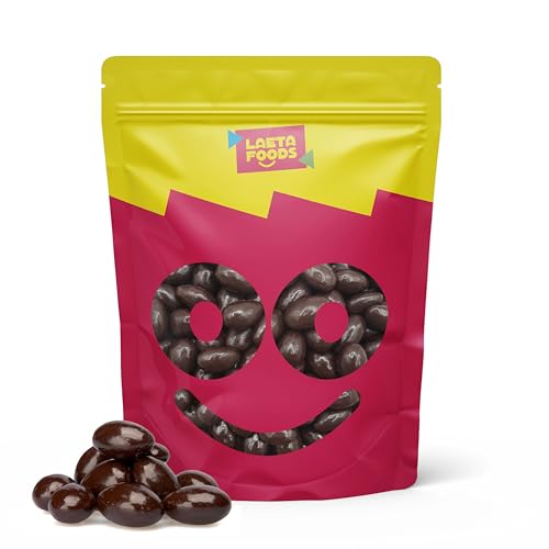 LAETAFOOD Dark Chocolate Covered Almonds  2 Lb Bulk Bag  Roasted Chocolate Covered Nuts  Crunchy Office Candy Snack  Gourmet Party Favor  Gift Basket Filler - Image 5