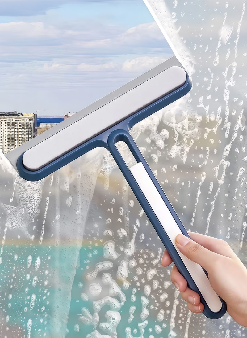ممسحة سيليكون متعددة الاستخدامات، أدوات تنظيف منزلية، ممسحة مرايا، منظف نوافذ زجاجية، مناسبة للبلاط وأبواب الدش والحمام والمرايا ونوافذ السيارات والأبواب - Image 1