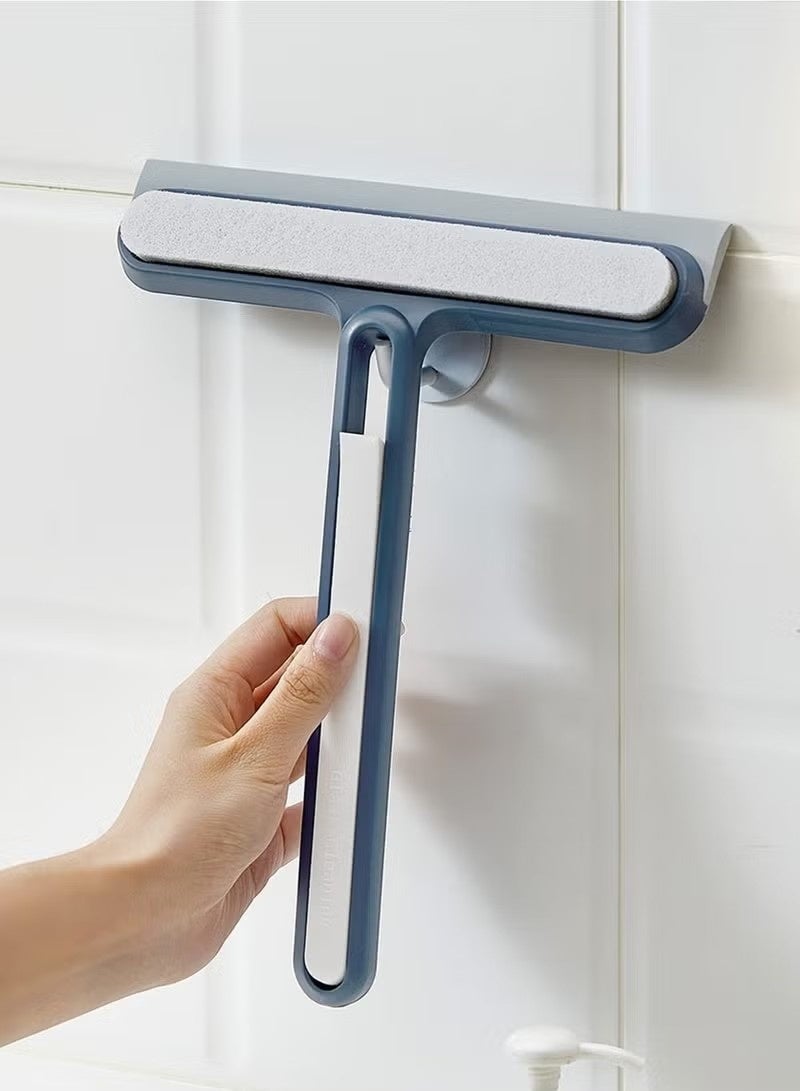 ممسحة سيليكون متعددة الاستخدامات، أدوات تنظيف منزلية، ممسحة مرايا، منظف نوافذ زجاجية، مناسبة للبلاط وأبواب الدش والحمام والمرايا ونوافذ السيارات والأبواب - Image 4
