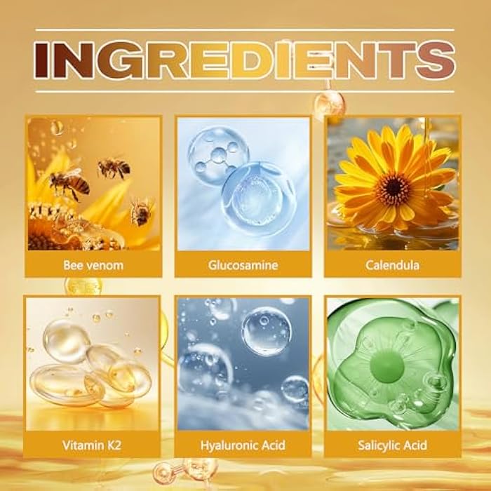 Yaper Bee Venom Skin Treatment Cream,Anti-Aging Face for All Skin Type Wrinkle Removal & Firming Bee Venom Comprehensive Restoration Cream (1) - Image 4