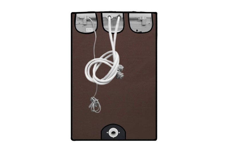 Wings Star Washing Machine Cover for Fully Automatic Top Load Panasonic NA-F62B5HRB| NA-F62B3HRB 6.2Kg Model, Brown Color - Image 2