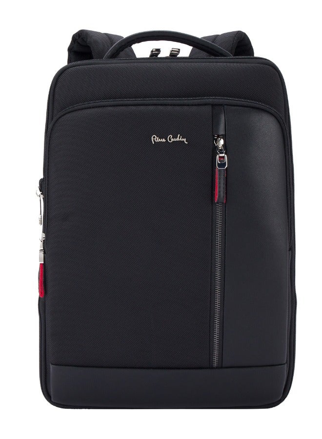 pierre cardin Professional Travel Laptop Backpack, Extensible Business Bag, Water Resistant College Backpack  - Image 2