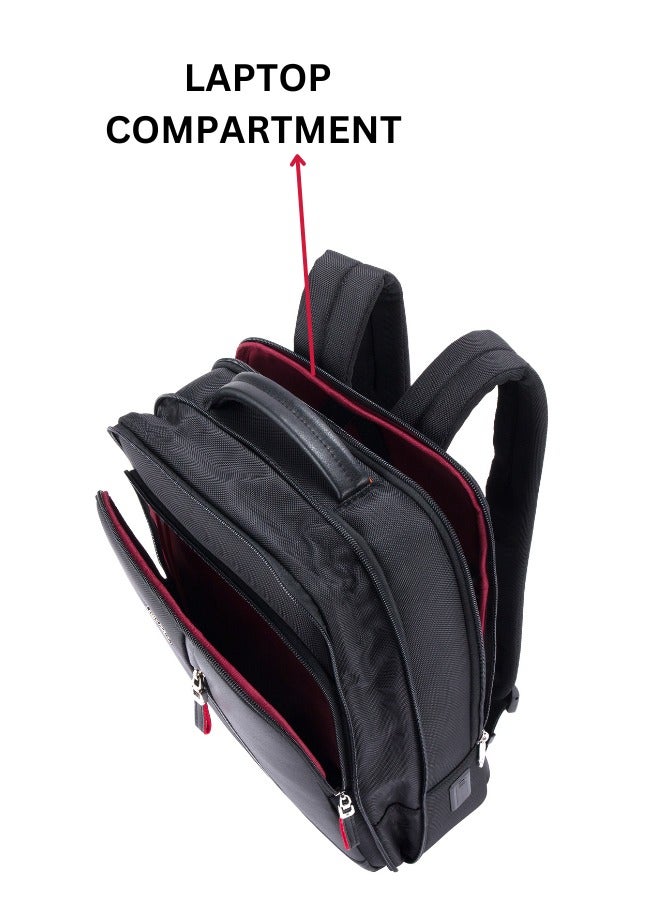 pierre cardin Professional Travel Laptop Backpack, Extensible Business Bag, Water Resistant College Backpack  - Image 5