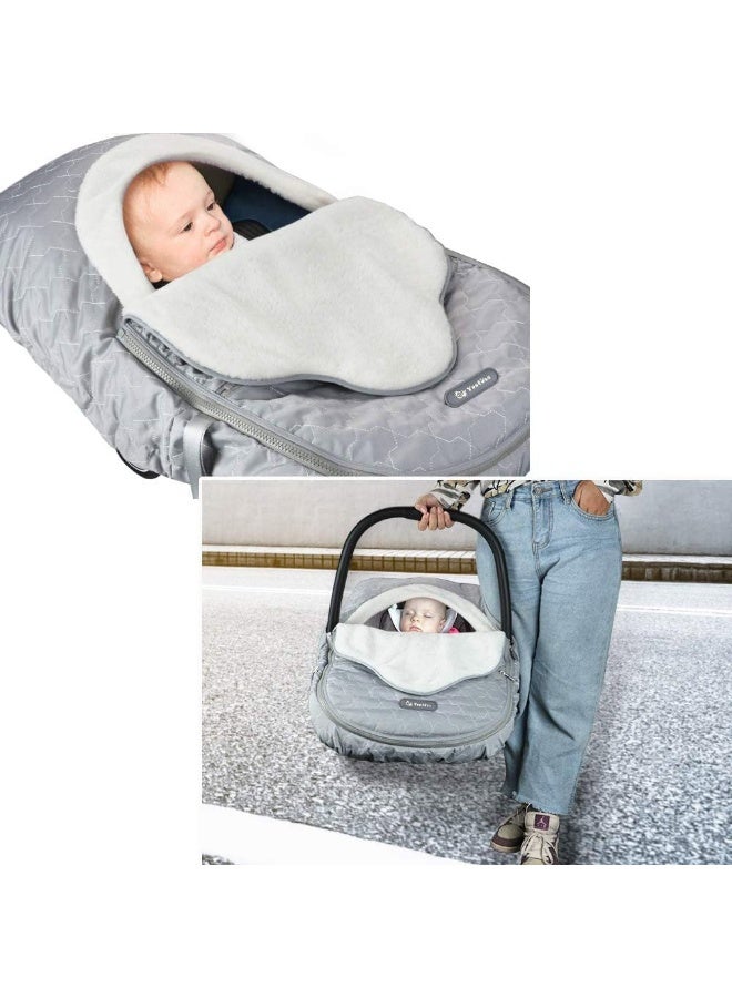 Yoofoss Baby Car Seat Cover Winter Carseat Canopies Cover - Image 4