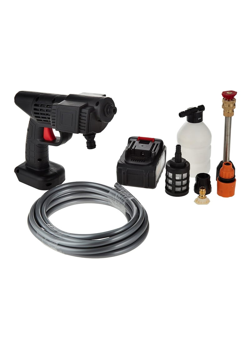 ELTRAZONE Portable High Pressure Washer Gun, Handheld Cordless Pressure Washer with 6-in-1 Adjustable Nozzle & Foam Generator Nozzle Water Pump, Electric Pressure Washer for Car Home Garden  - Image 5