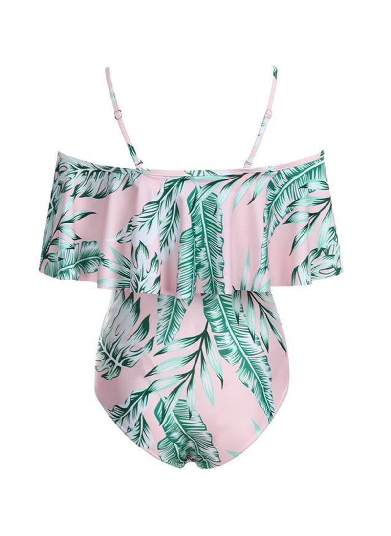 Generic - Maternity swimsuit belly-holding ruffled one-shoulder one-piece swimsuit - Image 1