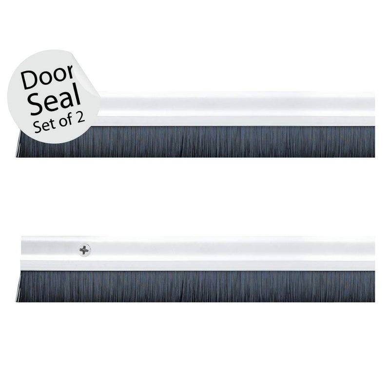 Grofilo Door Draft Stopper Under Door Seal Self Adhesive Door Insulation Strip Soundproofing Bottom Door Seal Tape Bugs Dust and Noise Insulation Multicolor - Image 2