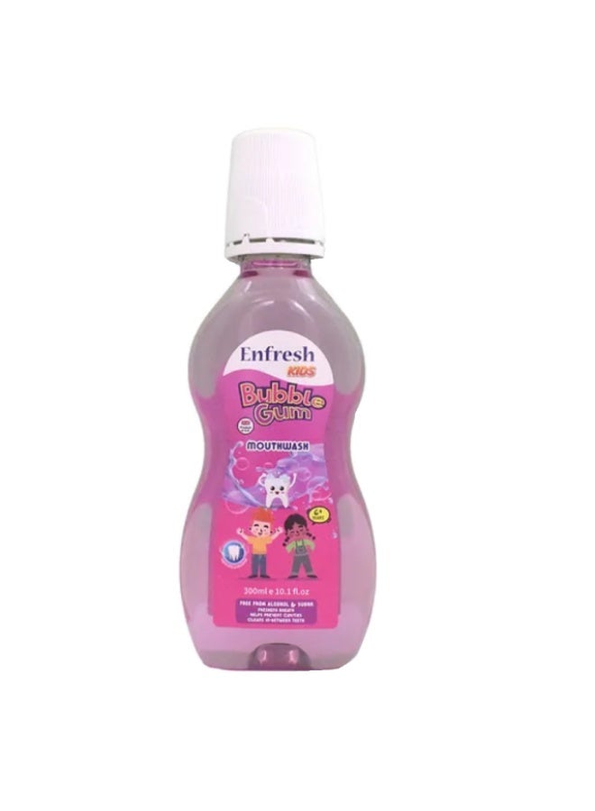 Kids Mouth Wash, Bubble Gum - 300ml, UK