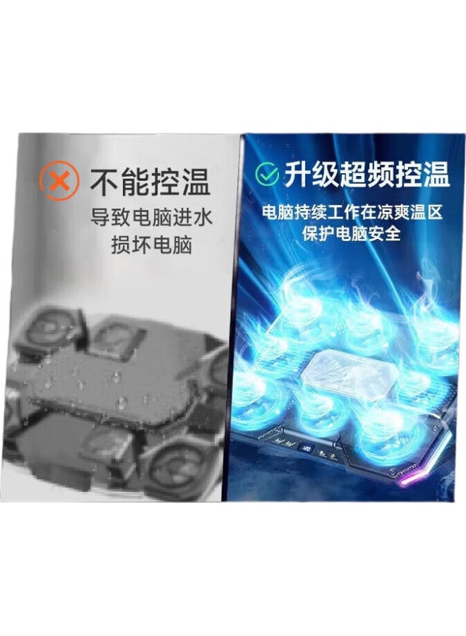 VENIDER Laptop Cooling Pad, Semiconductor Cooling, Computer Cooling Stand, Water Cooling Fan, Air Pressure Cooling, High-Power Gaming Laptop Cooling Device, Suitable For Lenovo, Alienware, Lenovo Legion - Image 2