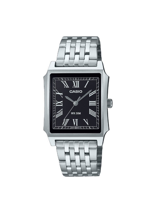 CASIO Standard Analog Classic design Stainless Steel Band Men's Watch MTP-B190D-1B