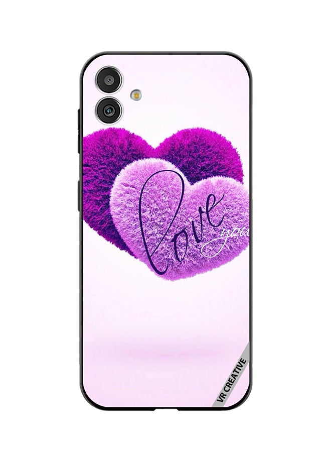 VR CREATIVE Protective Case Cover For Samsung Galaxy F14 Love you Heart Design Multicolour - Image 1