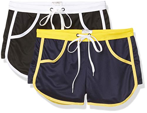 Rexcyril Men's Running Workout Bodybuilding Gym Shorts Athletic Sports Casual Short Pants Large 2-Pack - Image 4