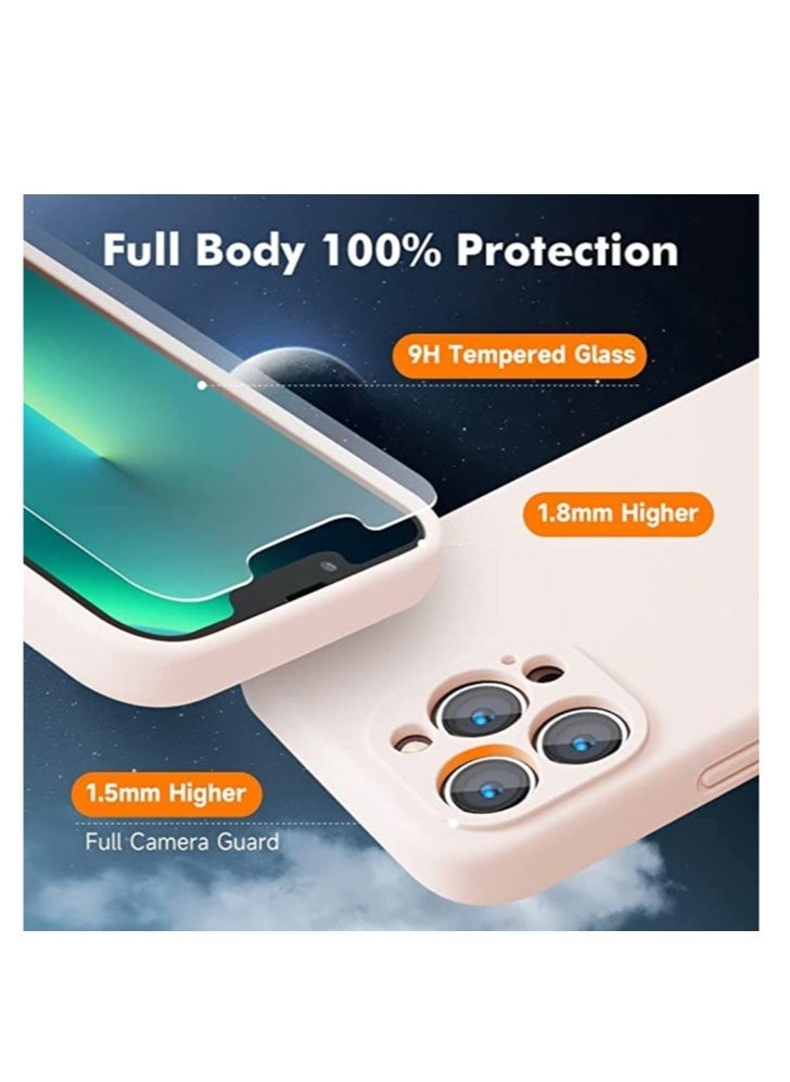 Raxoom iPhone 14 Pro + 2 Pack Tempered Glass Screen Protector Magsafe Case Silicone Phone Case with Microfiber Lining for iPhone 14 Pro 6.1 inch 2022 - Image 5