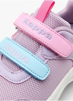 Kappa Girls Colourblock Sneakers with Hook and Loop Closure  - Image 4