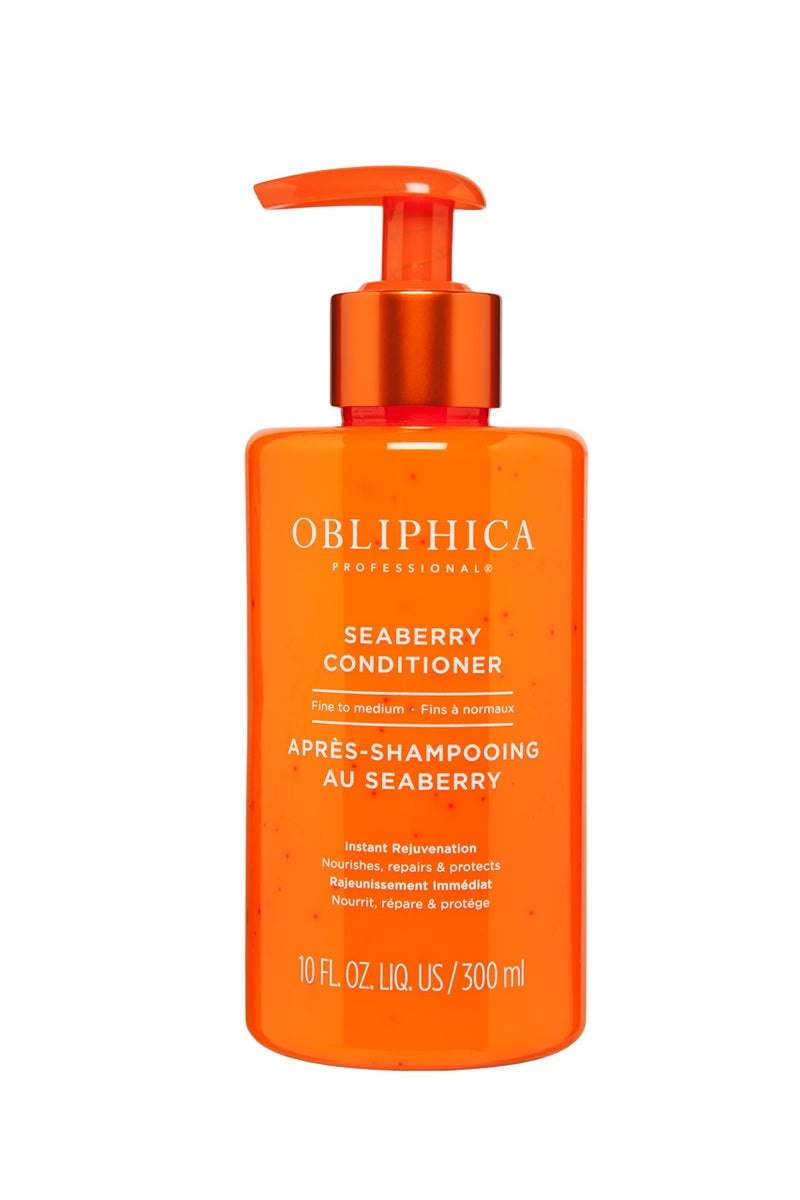 Obliphica Professional Obliphica Seaberry Conditioner for Fine  Medium Hair  Frizz Free Nourished and Damaged Repaired Hair  Hair Mask  Treatment for Dry Hair and Growth  10 Ounce