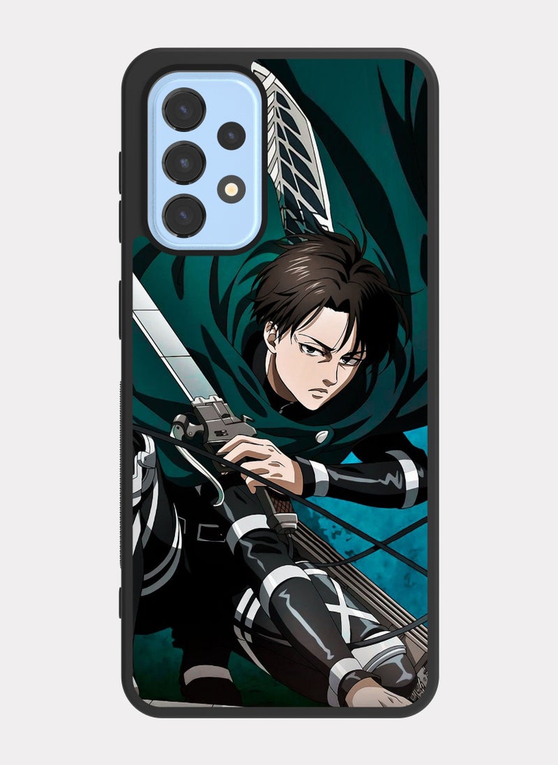PXLAAT Samsung Galaxy A23 case cover Levi Ackerman Attack on Titan - Image 1