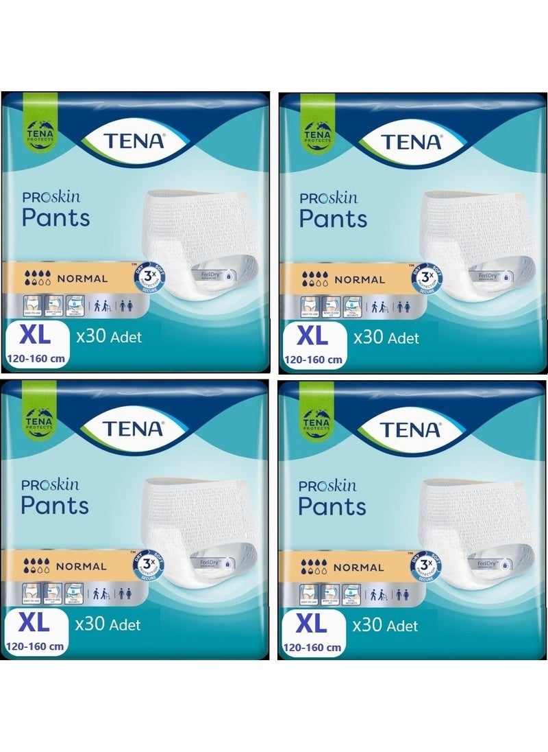 Tena Proskin Pants Normal Absorbent Panties Extra Large (Xl) 5.5 Drops 120-160 Cm 120 Pieces 