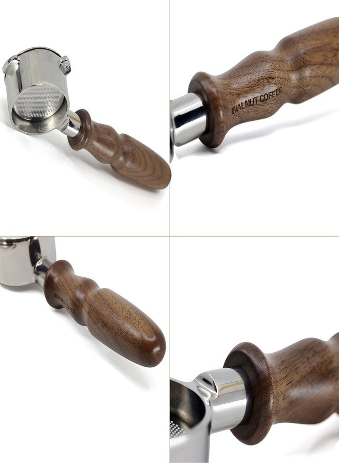 WALNUT COFFEE Handmade 54mm Bottomless Portafilter - Filter Basket - Puck Screen 53.3mm Included |Bottomless Naked Portafilter | Filter Basket Include - Image 3