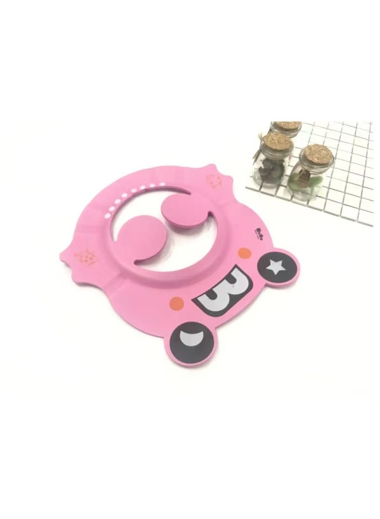 Goolsky Baby Shower Cap Toddler Bath Hat Adjustable Shampoo Cap Waterproof Bath Cap with Ear Protection Safe Shower Visor Soft EVA Washing Hair Shield Hat for Infants Kids Children Boys Girls 6 Months-6 Years - Image 5