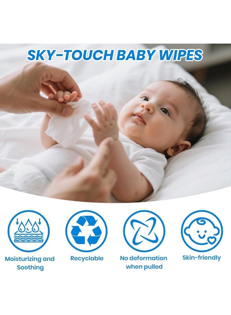 Baby Cleaning Wipes 80 Pack – Soft and Skin-Friendly Wet Wipes for Diaper Change and Daily Baby Care - Image 5