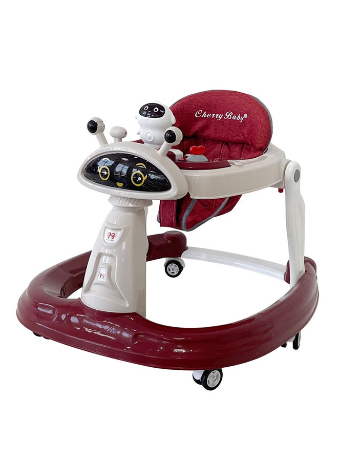 kiddoz - Baby Walker - Burgundy - Image 1