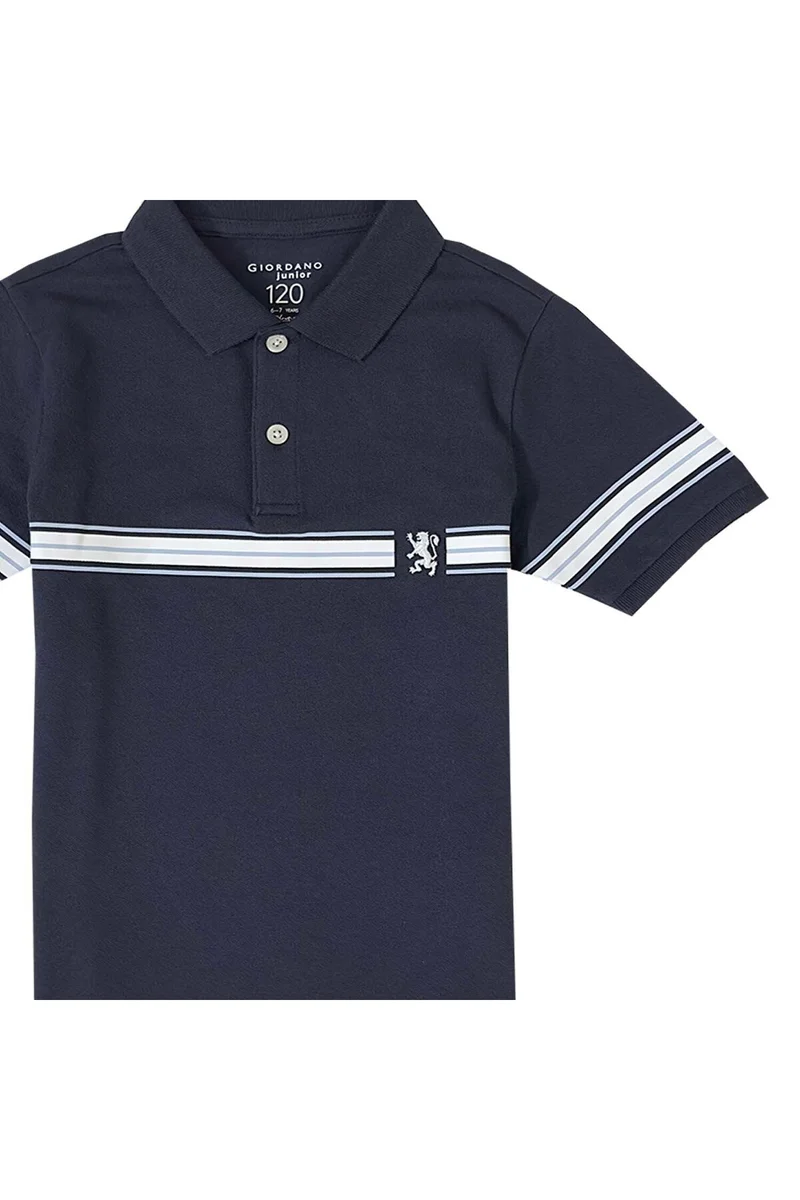 جيوردانو بولو قطن أزرق داكن للأولاد