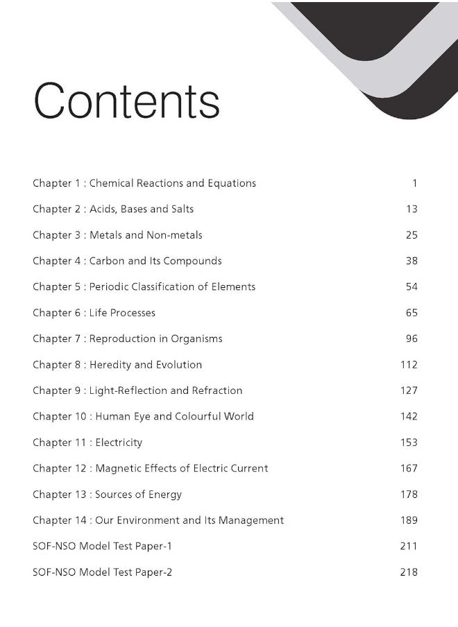 MTG Olympiad Prep-Guide Science Class 10 - Detailed Theory, Self Test with NSO Chapterwise Previous Year Question Paper For SOF 2023-24 Exam MTG Editorial Board  - Image 2