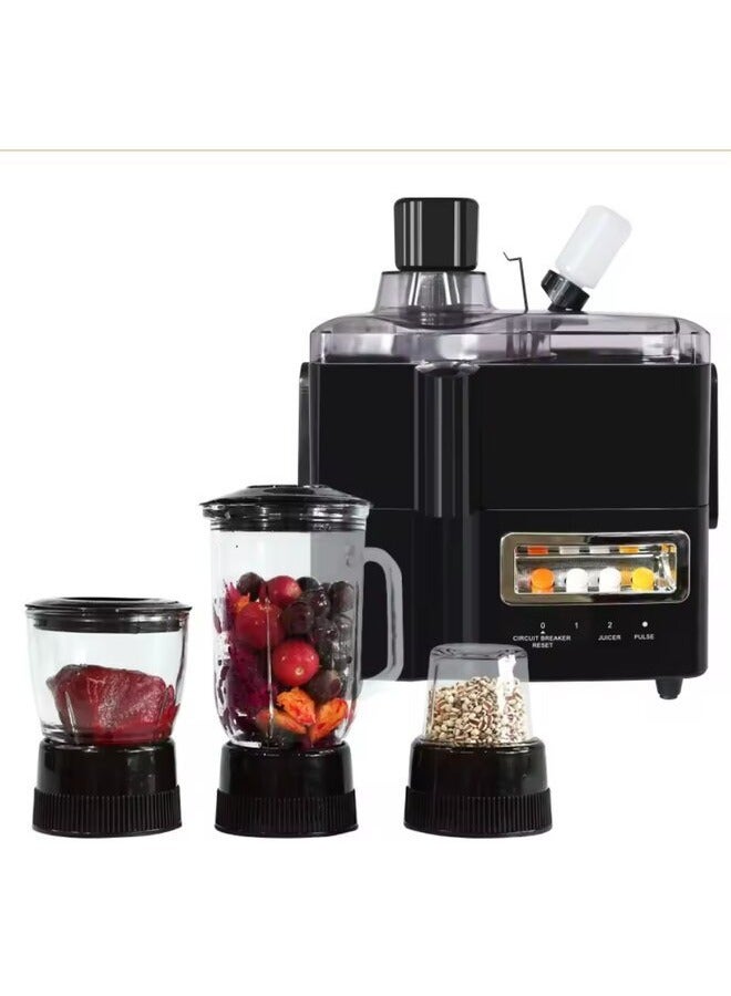 Denx 4 in 1 Food Processor And Juicer Extractor Blender Mill Mincer 800W - Image 2