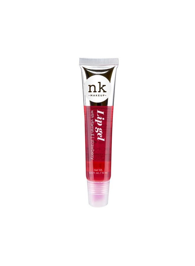 NICKA K NEW YORK VARIETY SET OF 5 NK Hydrating Lip Gel - Vitamin E (Clear, Rosehip Oil, Bubble Gum, Cherry, Strawberry) - Image 5
