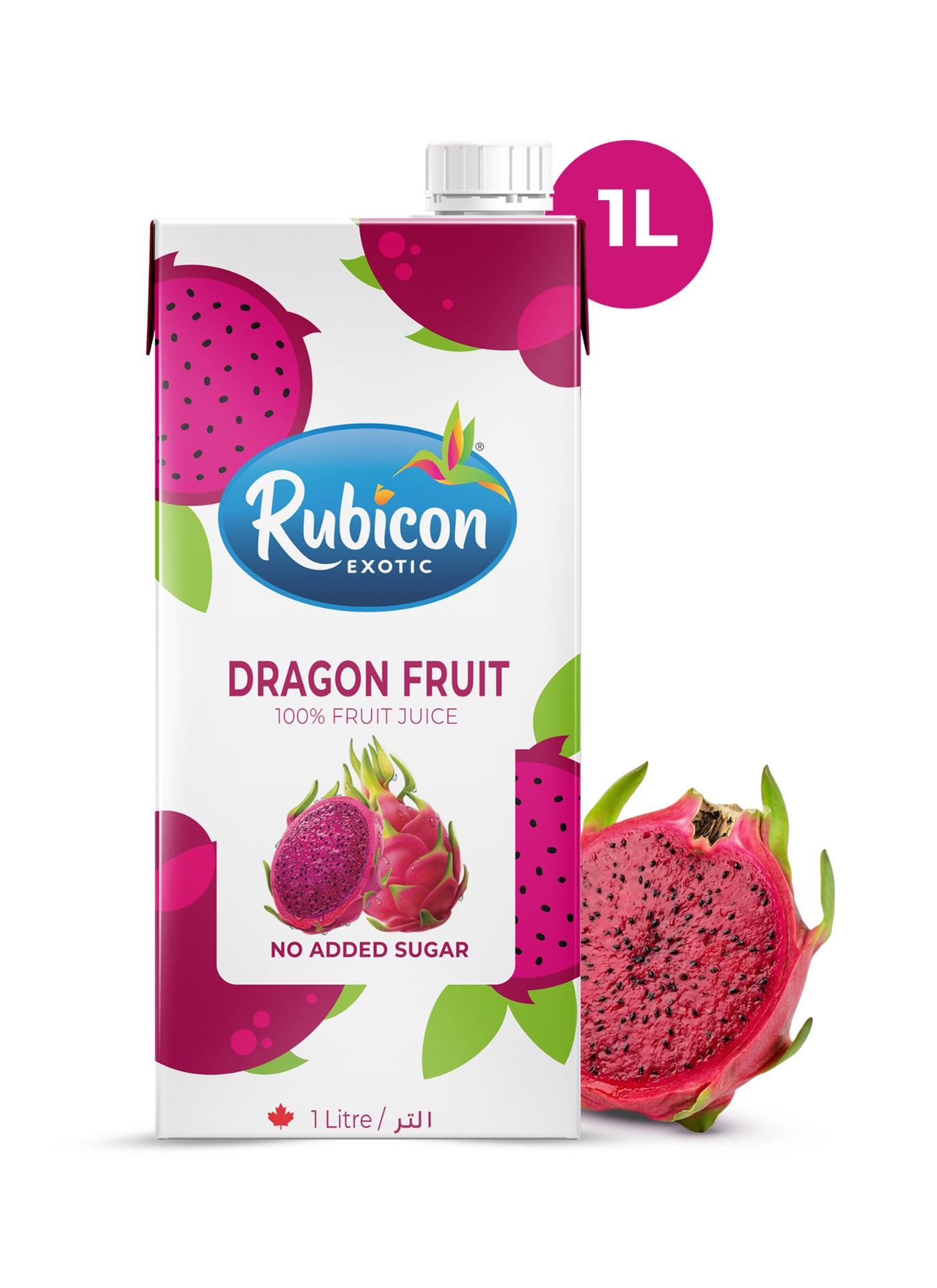 Rubicon Dragon Fruit Juice, With Vitamin C, No Added Sugar